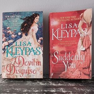 Lisa Kleypas 2 Book Set with Devil in Disguise & Suddenly You